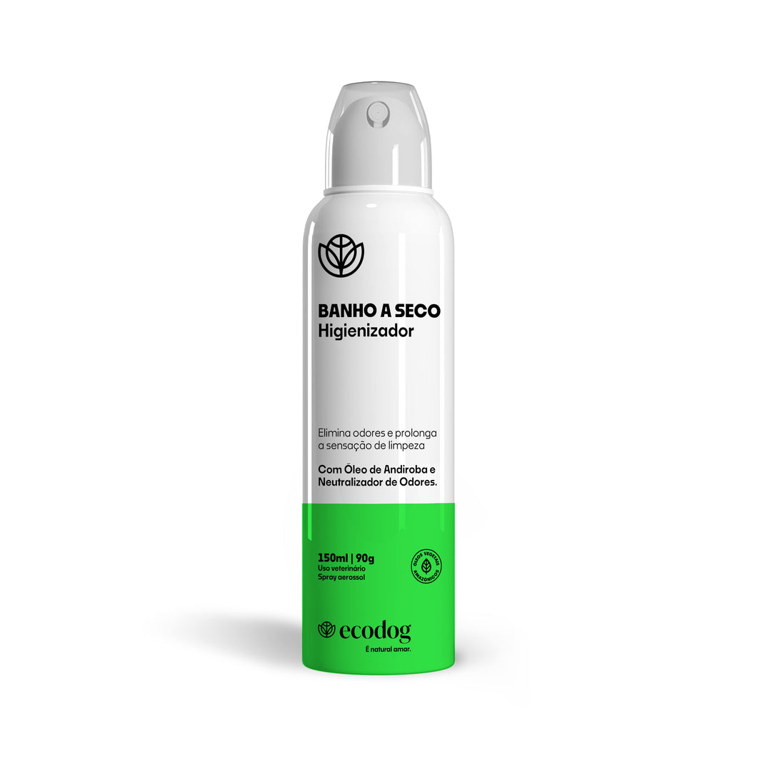 Baño en Seco con Aceite de Andiroba y Neutralizador de Olores Ecodog, 150 ml